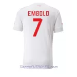 Camiseta Suiza Breel Embolo 7 Hombre Segunda Mundial 2022