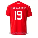 Camiseta Suiza Mario Gavranovic 19 Hombre Primera Mundial 2022