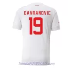Camiseta Suiza Mario Gavranovic 19 Hombre Segunda Mundial 2022