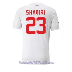 Camiseta Suiza Xherdan Shaqiri 23 Hombre Segunda Mundial 2022 Camiseta Suiza Xherdan Shaqiri 23 Hombre Segunda Mundial 2022