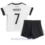Conjunto Alemania Kai Havertz 7 Niño Primera Mundial 2022