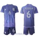 Conjunto Argentina German Pezzella 6 Niño Segunda Mundial 2022
