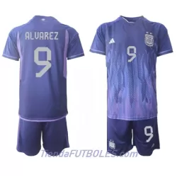 Conjunto Argentina Julian Alvarez 9 Niño Segunda Mundial 2022 Conjunto Argentina Julian Alvarez 9 Niño Segunda Mundial 2022
