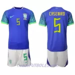 Conjunto Brasil Casemiro 5 Niño Segunda Mundial 2022