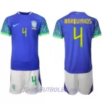Conjunto Brasil Marquinhos 4 Niño Segunda Mundial 2022
