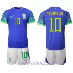 Conjunto Brasil Neymar Jr 10 Niño Segunda Mundial 2022