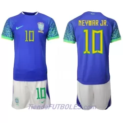 Conjunto Brasil Neymar Jr 10 Niño Segunda Mundial 2022 Conjunto Brasil Neymar Jr 10 Niño Segunda Mundial 2022