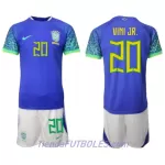 Conjunto Brasil Vini JR 20 Niño Segunda Mundial 2022