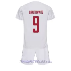 Conjunto Dinamarca Martin Braithwaite 9 Niño Segunda Mundial 2022