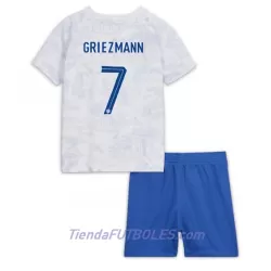 Conjunto Francia Antoine Griezmann 7 Niño Segunda Mundial 2022 Conjunto Francia Antoine Griezmann 7 Niño Segunda Mundial 2022