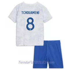 Conjunto Francia Aurelien Tchouameni 8 Niño Segunda Mundial 2022 Conjunto Francia Aurelien Tchouameni 8 Niño Segunda Mundial 2022