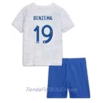 Conjunto Francia Karim Benzema 19 Niño Segunda Mundial 2022
