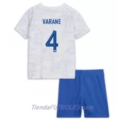 Conjunto Francia Raphael Varane 4 Niño Segunda Mundial 2022