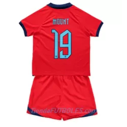Conjunto Inglaterra Mason Mount 19 Niño Segunda Mundial 2022 Conjunto Inglaterra Mason Mount 19 Niño Segunda Mundial 2022