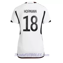 Camiseta Alemania Jonas Hofmann 18 Mujer Primera Mundial 2022 Camiseta Alemania Jonas Hofmann 18 Mujer Primera Mundial 2022