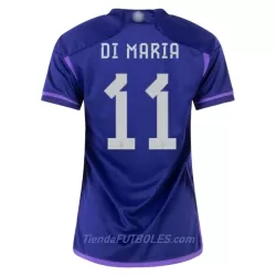 Camiseta Argentina Di Maria 11 Mujer Segunda Mundial 2022 Camiseta Argentina Di Maria 11 Mujer Segunda Mundial 2022