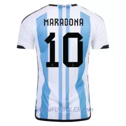 Camiseta Argentina Maradona 10 Hombre Primera Mundial 2022 Camiseta Argentina Maradona 10 Hombre Primera Mundial 2022