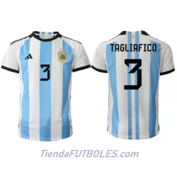 Camiseta Argentina Nicolas Tagliafico 3 Hombre Primera Mundial 2022 Camiseta Argentina Nicolas Tagliafico 3 Hombre Primera Mundial 2022