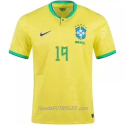 Camiseta Brasil G. Jesus 19 Hombre Primera Mundial 2022
