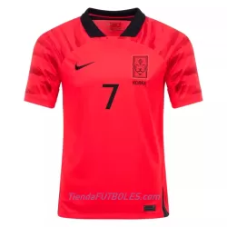 Camiseta Corea Del Sur H M Son 7 Hombre Primera Mundial 2022