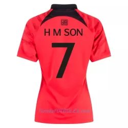 Camiseta Corea del Sur H M SON 7 Mujer Primera Mundial 2022 Camiseta Corea del Sur H M SON 7 Mujer Primera Mundial 2022