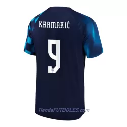 Camiseta Croacia Kramaric 9 Hombre Segunda Mundial 2022 Camiseta Croacia Kramaric 9 Hombre Segunda Mundial 2022