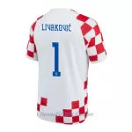 Camiseta Croacia Livakovic 1 Hombre Primera Mundial 2022