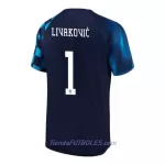 Camiseta Croacia Livakovic 1 Hombre Segunda Mundial 2022