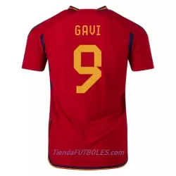Camiseta España Gavi 9 Hombre Primera Mundial 2022 Camiseta España Gavi 9 Hombre Primera Mundial 2022