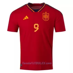 Camiseta España Gavi 9 Hombre Primera Mundial 2022