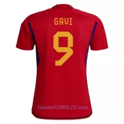 Camiseta España Gavi 9 Mujer Primera Mundial 2022 Camiseta España Gavi 9 Mujer Primera Mundial 2022