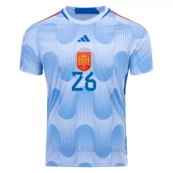 Camiseta España Pedri 26 Hombre Segunda Mundial 2022