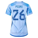Camiseta España Pedri 26 Mujer Segunda Mundial 2022
