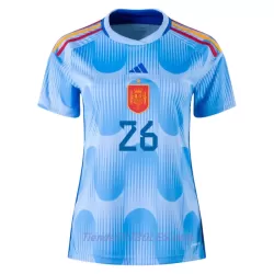 Camiseta España Pedri 26 Mujer Segunda Mundial 2022