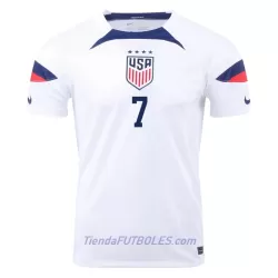 Camiseta Estados Unidos Heath 7 Hombre Primera Mundial 2022
