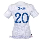 Camiseta Francia Kingsley Coman 20 Mujer Segunda Mundial 2022