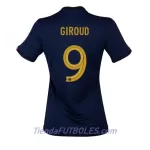 Camiseta Francia Olivier Giroud 9 Mujer Primera Mundial 2022
