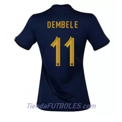 Camiseta Francia Ousmane Dembele 11 Mujer Primera Mundial 2022 Camiseta Francia Ousmane Dembele 11 Mujer Primera Mundial 2022