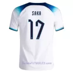Camiseta Inglaterra Saka 17 Hombre Primera Mundial 2022