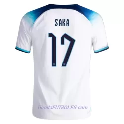 Camiseta Inglaterra Saka 17 Hombre Primera Mundial 2022 Camiseta Inglaterra Saka 17 Hombre Primera Mundial 2022