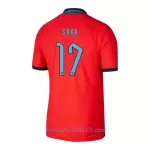 Camiseta Inglaterra Saka 17 Hombre Segunda Mundial 2022