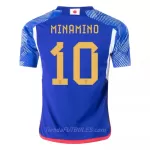 Camiseta Japón Minamino 10 Hombre Primera Mundial 2022