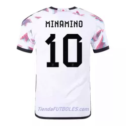 Camiseta Japón Minamino 10 Hombre Segunda Mundial 2022