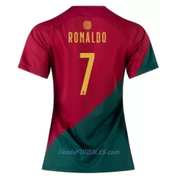Camiseta Portugal Cristiano Ronaldo 7 Mujer Primera Mundial 2022 Camiseta Portugal Cristiano Ronaldo 7 Mujer Primera Mundial 2022
