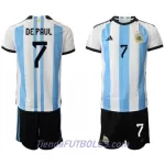 Conjunto Argentina de Paul 7 Niño Primera Mundial 2022