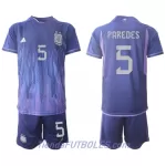 Conjunto Argentina Leandro Paredes 5 Niño Segunda Mundial 2022