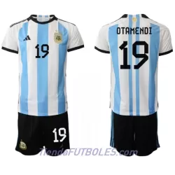 Conjunto Argentina Nicolas Otamendi 19 Niño Primera Mundial 2022 Conjunto Argentina Nicolas Otamendi 19 Niño Primera Mundial 2022