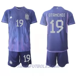 Conjunto Argentina Nicolas Otamendi 19 Niño Segunda Mundial 2022 Conjunto Argentina Nicolas Otamendi 19 Niño Segunda Mundial 2022