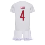 Conjunto Dinamarca Simon Kjaer 4 Niño Segunda Mundial 2022