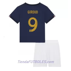 Conjunto Francia Olivier Giroud 9 Niño Primera Mundial 2022 Conjunto Francia Olivier Giroud 9 Niño Primera Mundial 2022